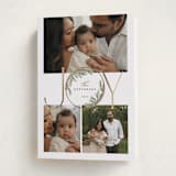 "Inner Pine Wreath" - Holiday Cards in Moss by Paula Pecevich - Folded Card