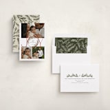 "Inner Pine Wreath" - Holiday Cards in Moss by Paula Pecevich - Assembled