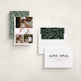 "Inner Pine Wreath" - Holiday Cards in Spruce by Paula Pecevich - Assembled