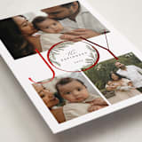 "Inner Pine Wreath" - Holiday Cards in Moss by Paula Pecevich - Detail