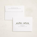 "Inner Pine Wreath" - Holiday Cards in Moss by Paula Pecevich - FREE Recipient Addressing