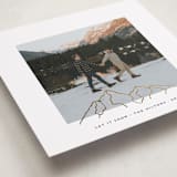 "Top of the Mountain" - Holiday Cards in Snow by Gwen Bedat - Detail