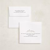 "Top of the Mountain" - Holiday Cards in Snow by Gwen Bedat - FREE Recipient Addressing