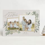 "Pine Duo" - Holiday Cards in Ash by Everett Paper Goods - Front