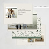 "Pine Duo" - Holiday Cards in Ash by Everett Paper Goods - Back of Card