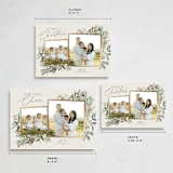 "Pine Duo" - Holiday Cards in Ash by Everett Paper Goods - Formats Available