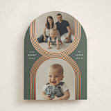 "Criss Cross" - Holiday Cards in Juniper by Leah Bisch - Front