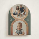"Criss Cross" - Holiday Cards in Juniper by Leah Bisch - Front