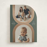 "Criss Cross" - Holiday Cards in Juniper by Leah Bisch - Front