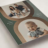 "Criss Cross" - Holiday Cards in Juniper by Leah Bisch - Detail