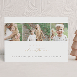 "Trio Shine" - Holiday Cards in Snow by Amy Kross - Front