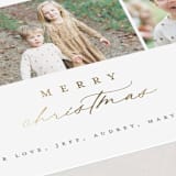 "Trio Shine" - Holiday Cards in Snow by Amy Kross - Detail