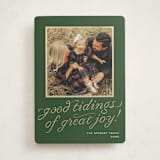 "cotillion" - Holiday Cards in Evergreen by Megan Davis - Front
