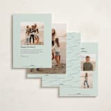 "cotillion" - Holiday Cards in Mint by Megan Davis - Back of Card Options