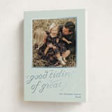 "cotillion" - Holiday Cards in Mint by Megan Davis - Folded Card