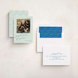 "cotillion" - Holiday Cards in Mint by Megan Davis - Assembled