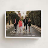 "What A Wonderful Life" - Holiday Cards in Snowflake by Leah Ragain - Folded Card