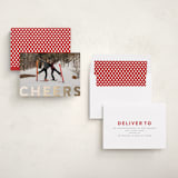 "c h e e r s !" - Holiday Cards in Snowflake by Sara Hicks Malone - Assembled