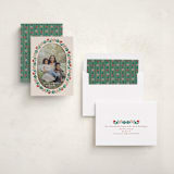 "Laurel Edge" - Holiday Cards in Eggnog by Amy Kross - Assembled