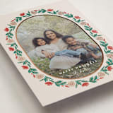 "Laurel Edge" - Holiday Cards in Eggnog by Amy Kross - Detail