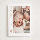 "Gilded Merry" - Holiday Cards in Cotton by Angela Thompson - Front