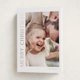 "Gilded Merry" - Holiday Cards in Cotton by Angela Thompson - Folded Card