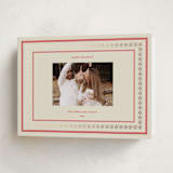 "Christmas Sweater Border" - Holiday Cards in Crimson by Jen Ramsey - Folded Card