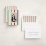 "Colorful Stripes" - Holiday Cards in Champagne by Baumbirdy - Assembled