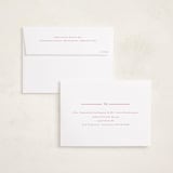 "Colorful Stripes" - Holiday Cards in Peony by Baumbirdy - FREE Recipient Addressing