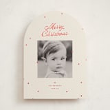 "dainty dots" - Holiday Cards in Cherry by Ellen Schlegelmilch - Front