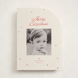 "dainty dots" - Holiday Cards in Cherry by Ellen Schlegelmilch - Front