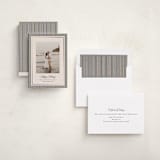 "Striped Elegance" - Holiday Cards in Linen by Kelly Schmidt - Assembled