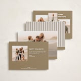 "bold christmas" - Holiday Cards in Ink by Benita Crandall - Back of Card Options