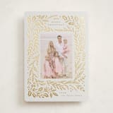 "Gilded Forest" - Holiday Cards in Buttercream by Alethea and Ruth - Front