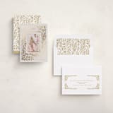 "Gilded Forest" - Holiday Cards in Buttercream by Alethea and Ruth - Assembled
