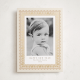 "Folkloric" - Holiday Cards in Eggnog by Olivia Raufman - Front