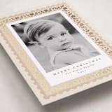 "Folkloric" - Holiday Cards in Eggnog by Olivia Raufman - Detail