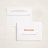 "Folkloric" - Holiday Cards in Holly Berry by Olivia Raufman - FREE Recipient Addressing