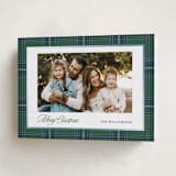"Navy Baby" - Holiday Cards in Evergreen by Cindy Reynolds - Folded Card