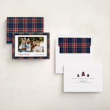 "Navy Baby" - Holiday Cards in Navy by Cindy Reynolds - Assembled