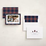 "Navy Baby" - Holiday Cards in Navy by Cindy Reynolds - Assembled