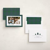 "Navy Baby" - Holiday Cards in Evergreen by Cindy Reynolds - Assembled