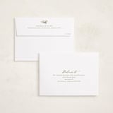 "Gilded botanical frame" - Holiday Cards in Snow by Cass Loh - FREE Recipient Addressing