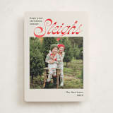"Sleighs" - Holiday Cards in Wreath by Megan Davis - Front
