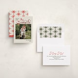 "Sleighs" - Holiday Cards in Wreath by Megan Davis - Assembled