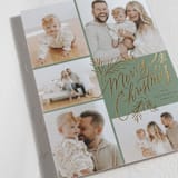"Merry Stack" - Holiday Cards in Forest by Wildfield Paper Co - Detail