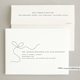 "Little Bow" - Holiday Cards in Winter by Yuliya Evseeva - FREE Recipient Addressing