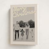"Nostalgia" - Holiday Cards in Butterscotch by Ekko Studio - Folded Card