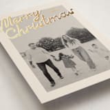 "Nostalgia" - Holiday Cards in Butterscotch by Ekko Studio - Detail