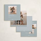 "Jolly Wreath" - Holiday Cards in Snowman by Adelyn T. - Back of Card Options